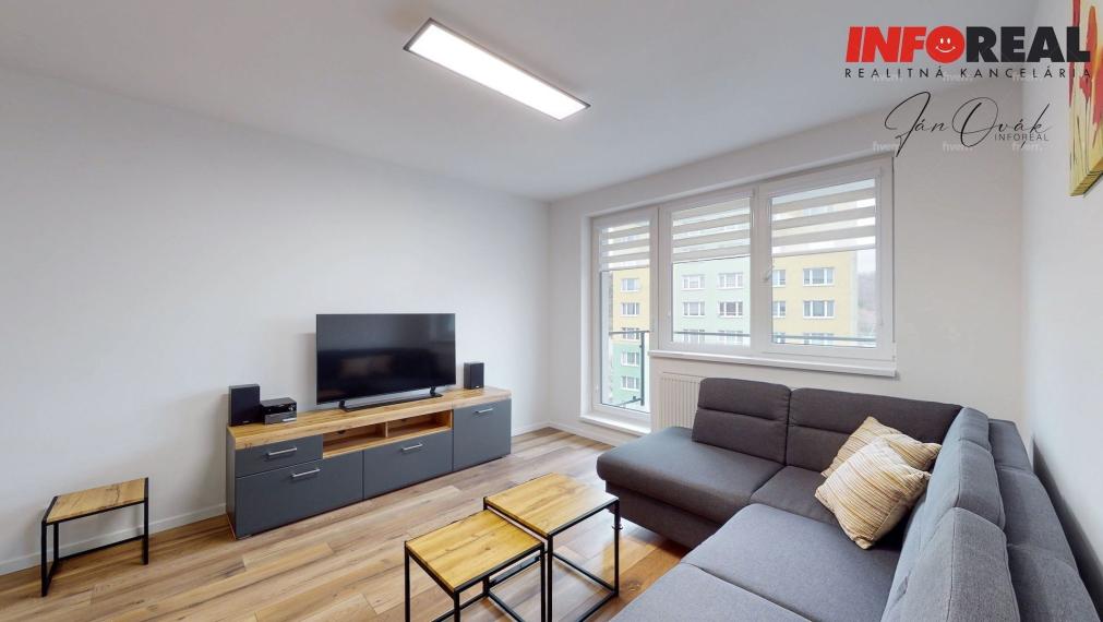 PRENÁJOM v NOVOSTAVBE: 2 izb. byt s balónom a parkovacím miestom, 2p. zo 7., Bukovecká ul,, Nad Jazerom