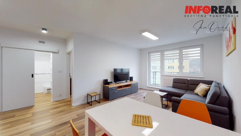 PRENÁJOM v NOVOSTAVBE: 2 izb. byt s balónom a parkovacím miestom, 2p. zo 7., Bukovecká ul,, Nad Jazerom