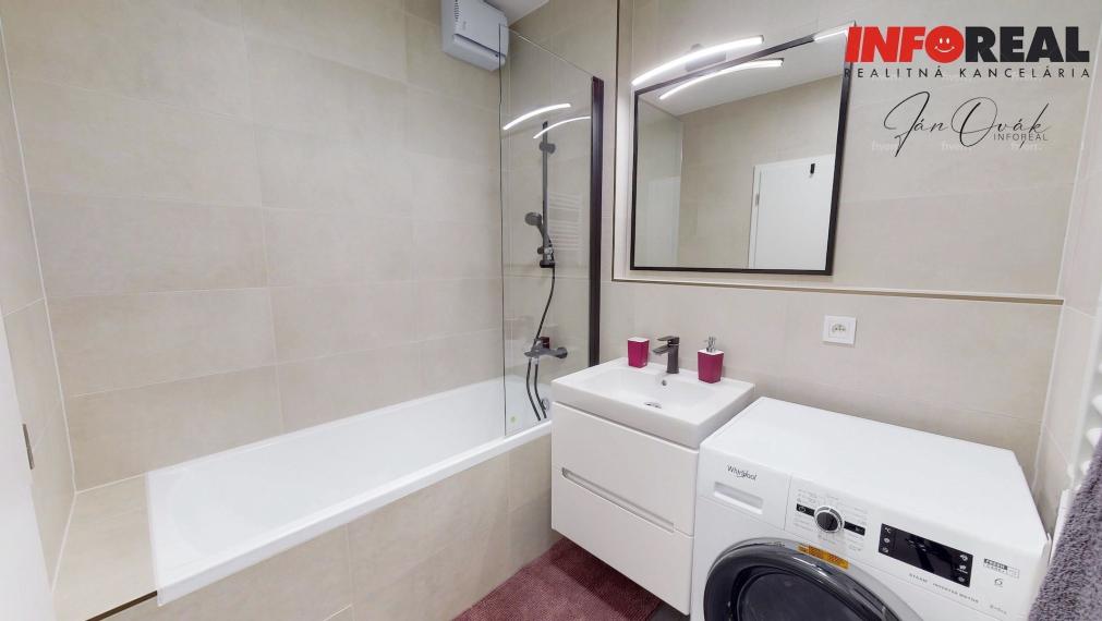 PRENÁJOM v NOVOSTAVBE: 2 izb. byt s balónom a parkovacím miestom, 2p. zo 7., Bukovecká ul,, Nad Jazerom