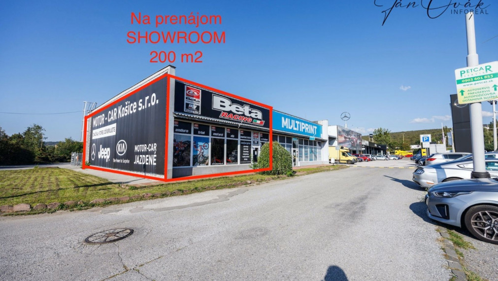 SHOWROOM / Obchodný priestor na prenájom, Dopravná ul., Košice, vedľa MERCEDESU