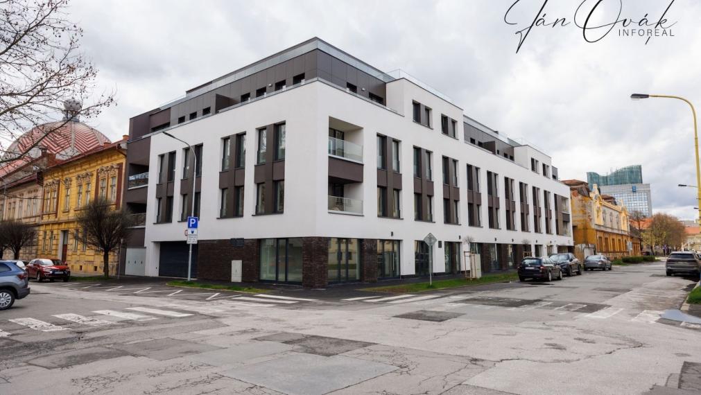 Novostavba 3-izb. apartmánový byt, TIMONOVÁ ul., Historické centrum Košíc, Garážové státie
