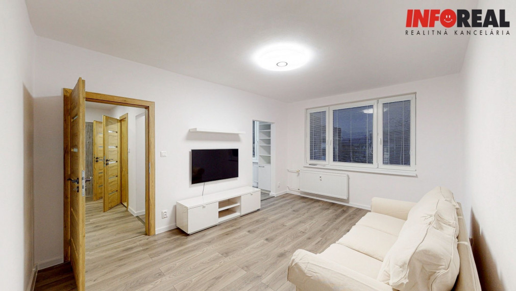 PRENÁJOM. 3 izb. byt, kompl. rek., 68 m2, 5/5 p., loggia, pivnica, Košice - Terasa