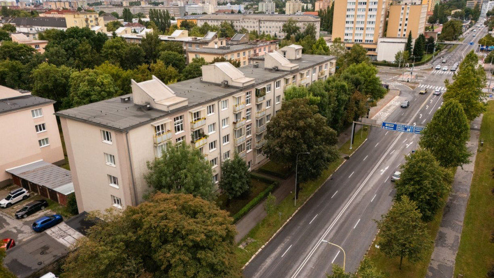 3 izb. TEHLOVÝ BYT,  Hlinkova ul., Košice Sever, loggia.