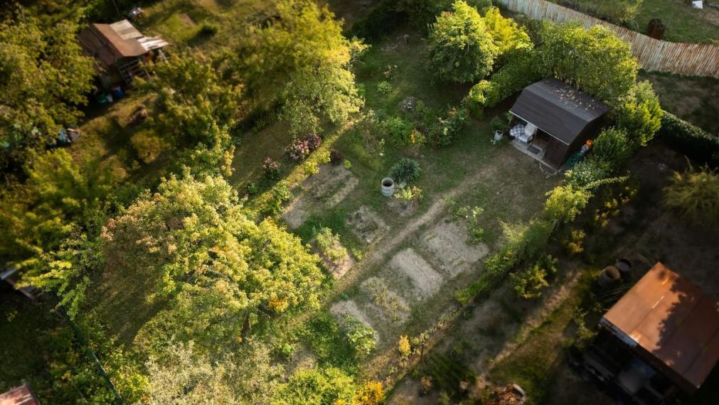 Záhrada 400 m² s drevenou chatkou, Košice - SEVER, Kalvária