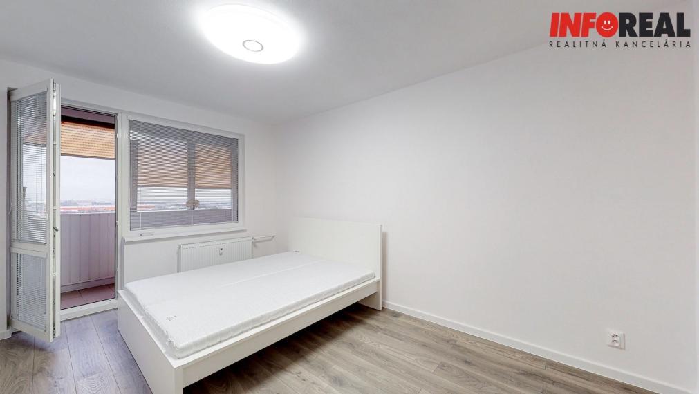 PRENÁJOM. 3 izb. byt, kompl. rek., 68 m2, 5/5 p., loggia, pivnica, Košice - Terasa