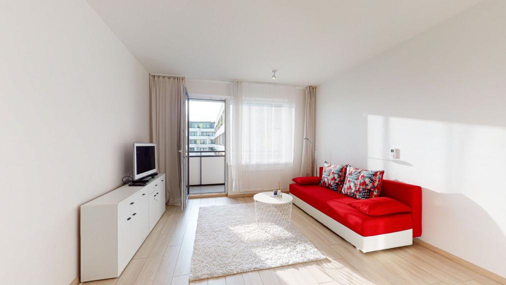 Rezidencia pri Radnici: 1+KK byt s loggiou štýlové bývanie 100m od Hlavnej