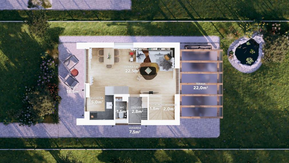 Predaj-Chata na celoročné bývanie.Kavečany.