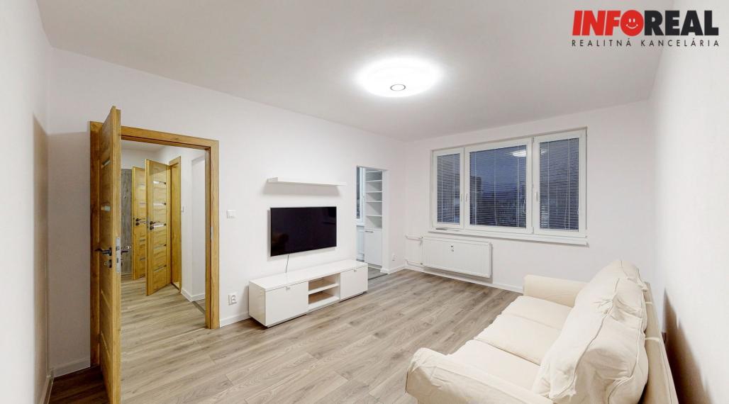 PRENÁJOM. 3 izb. byt, kompl. rek., 68 m2, 5/5 p., loggia, pivnica, Košice - Terasa