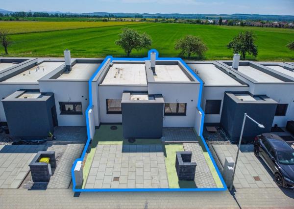 NOVOSTAVBA – RD Nové Mokrance, tehlový holodom 3 alebo 4 izb., terasa, rekuperácia, 2x parkovacie miesto