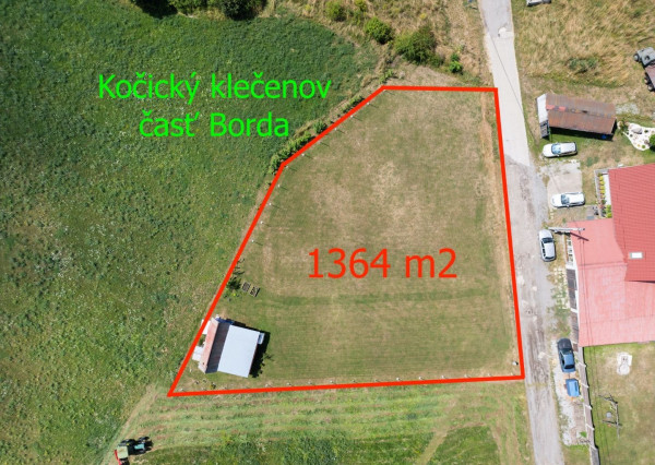 Stavebný pozemok 566 M2, KOŠICKÝ KLEČENOV - Borda, 1364 m2, krásne prostredie pri lese
