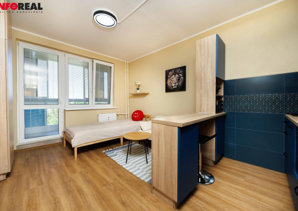 1-izb., (garzónka) Krosnianska | Košice - Furča | zariadený | LOGGIA | kompletná rek.